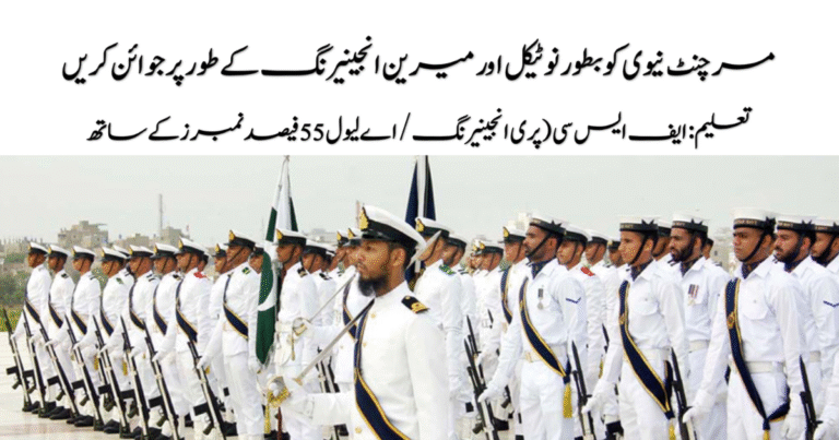 Pakistan Marine Academy Karachi Jobs 2025